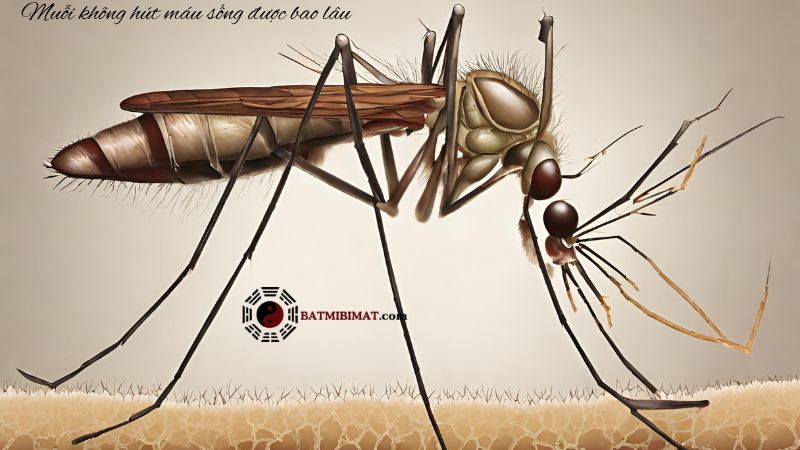 Muỗi không hút máu sống được bao lâu